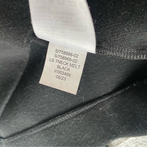 Banana Republic factory Black Cowl Neck fleece Sweater size large - Picture 4 of 7